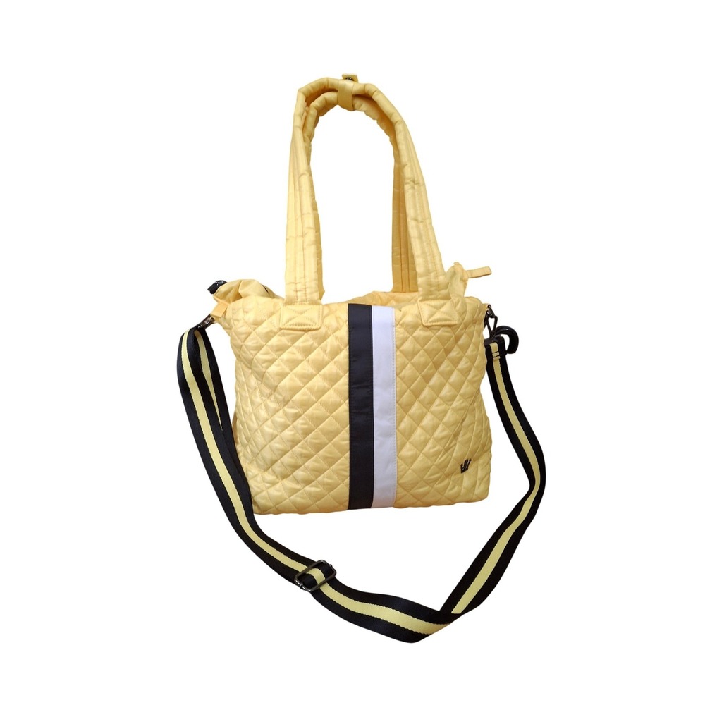 Oliver Thomas Yellow Kitchen Sink Quilted Tote Bag with Pouch - Picture 2 of 8